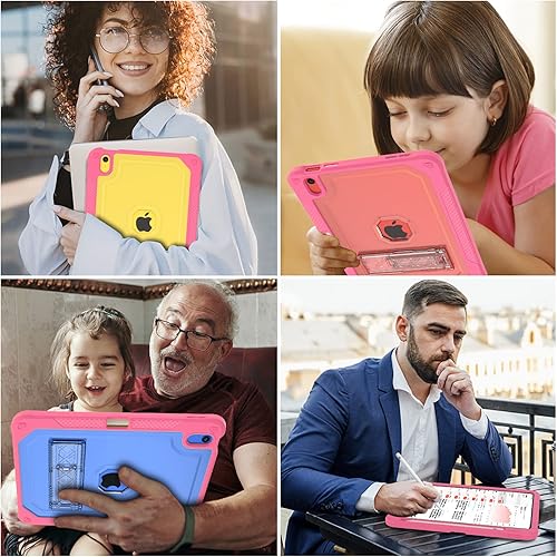 Miniatura 7 de Funda para iPad de 10 generación de 10.9 pulgadas 2022, resistente a los golpes con soporte para lápices, 10.9 pulgadas, funda translúcida de 10.9