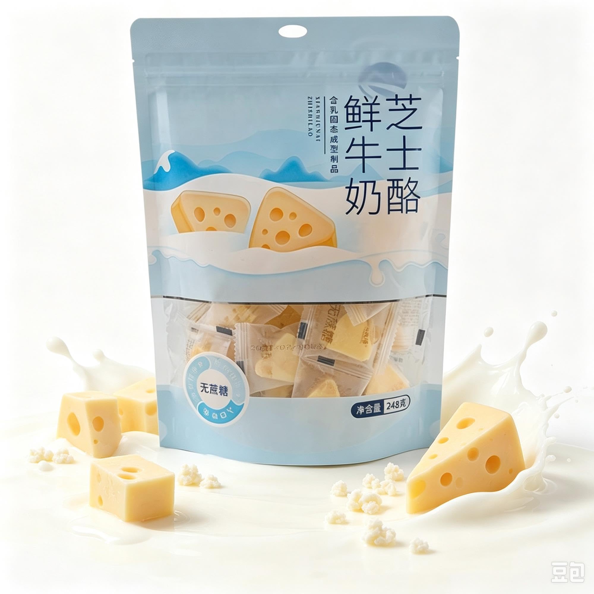 Käsedreieck-Snack, einzeln verpackt, 248 g