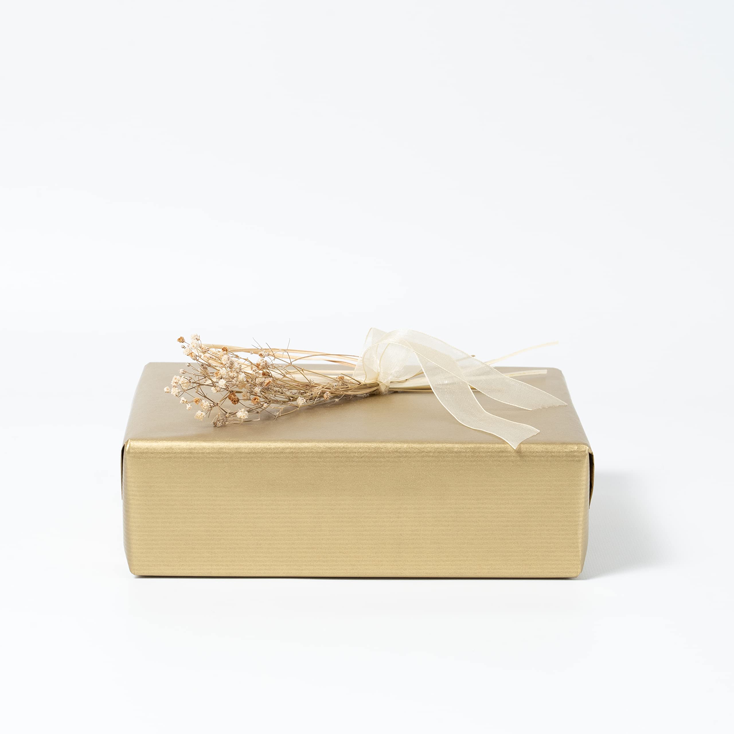 PAKOT Bobina Papel Kraft Oro para Regalo y Embalaje Profesional 70 cm x 100 m 60 g para Tiendas, Negocios, Floristerías, Eventos y Manualidades