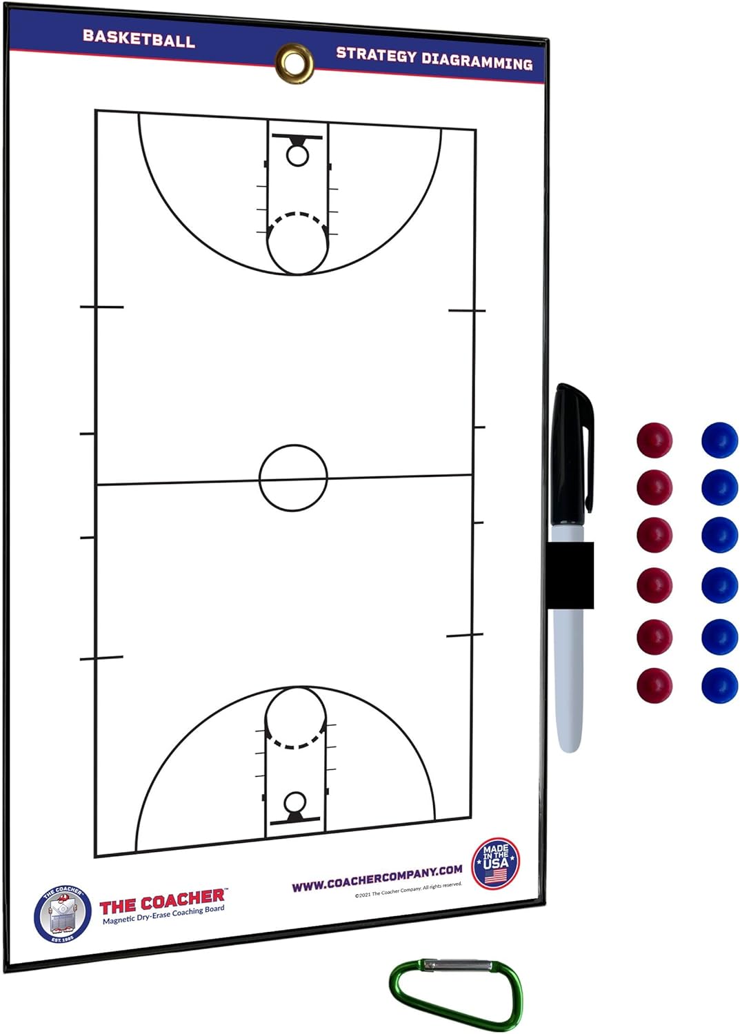 The Coacher Premium Dry Erase Basketball Coaching