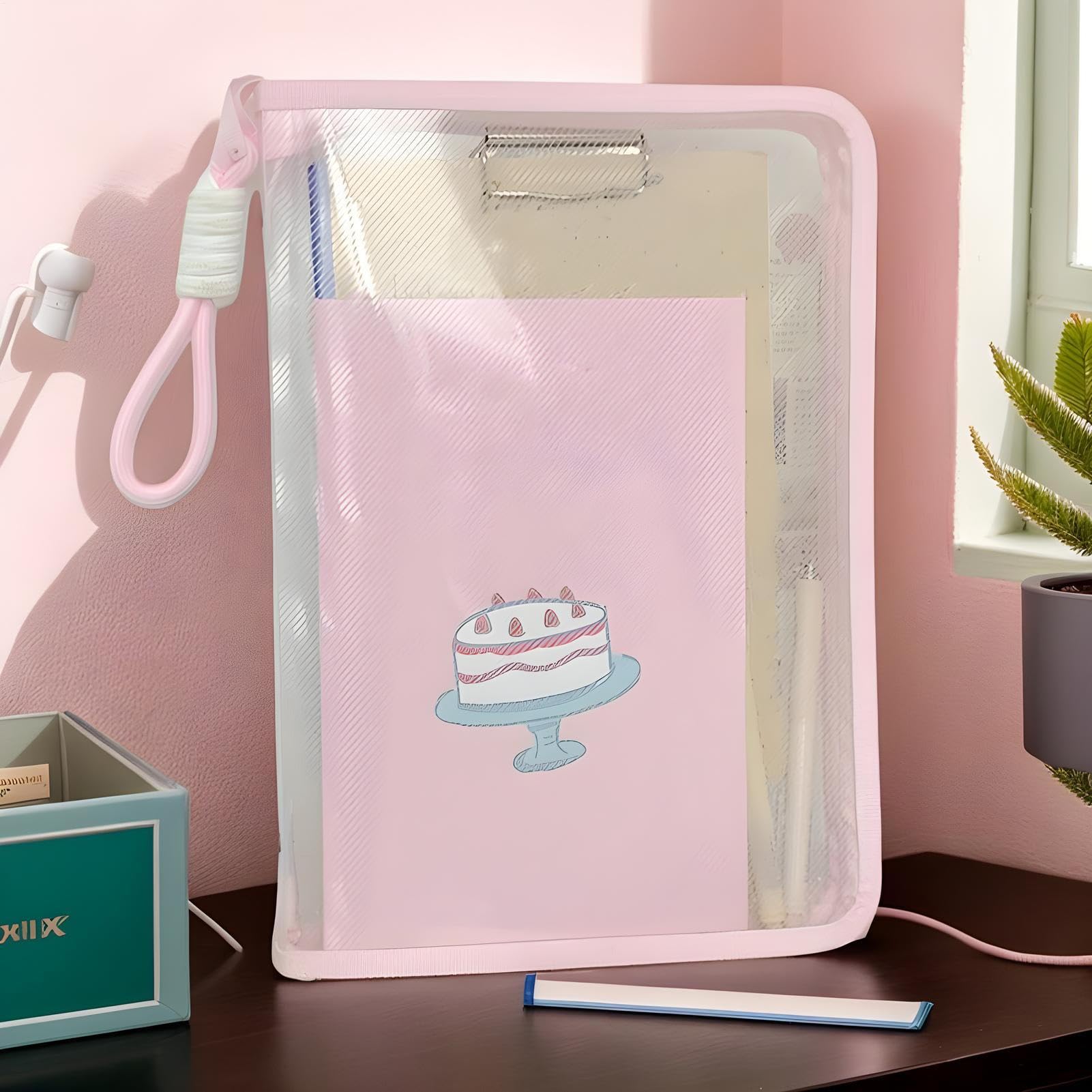 Buste Trasparenti Con Cerniera Per Documenti Buste Sigillabili per File con | Contenitore Capiente E Robusto Per Materiale Scolastico Fogli Quaderni Libri Di Carta