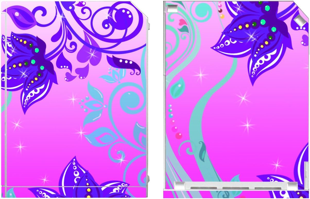 'Disagu Design Skin for Nintendo Wii stehend – Motif Pink Flowers
