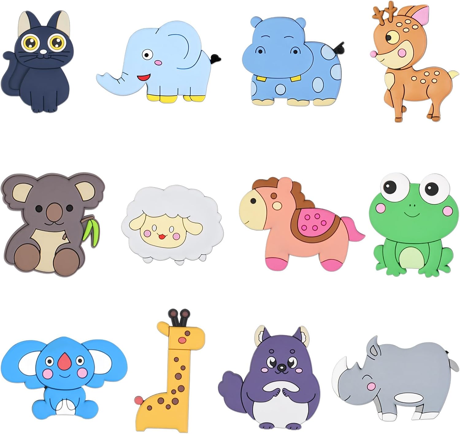 AUAUY 12 PCS Refrigerator Magnets, Fridge Magnets Full Back Magnetic