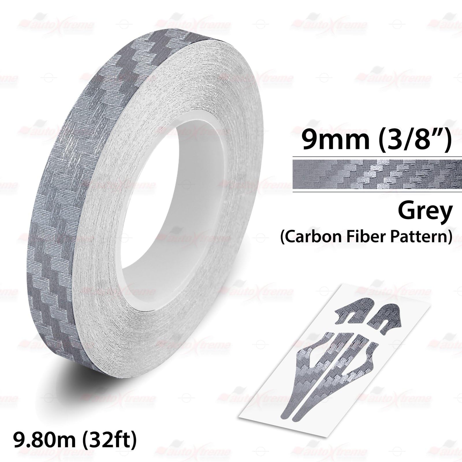 CARBON FIBER GRAY, 3/8