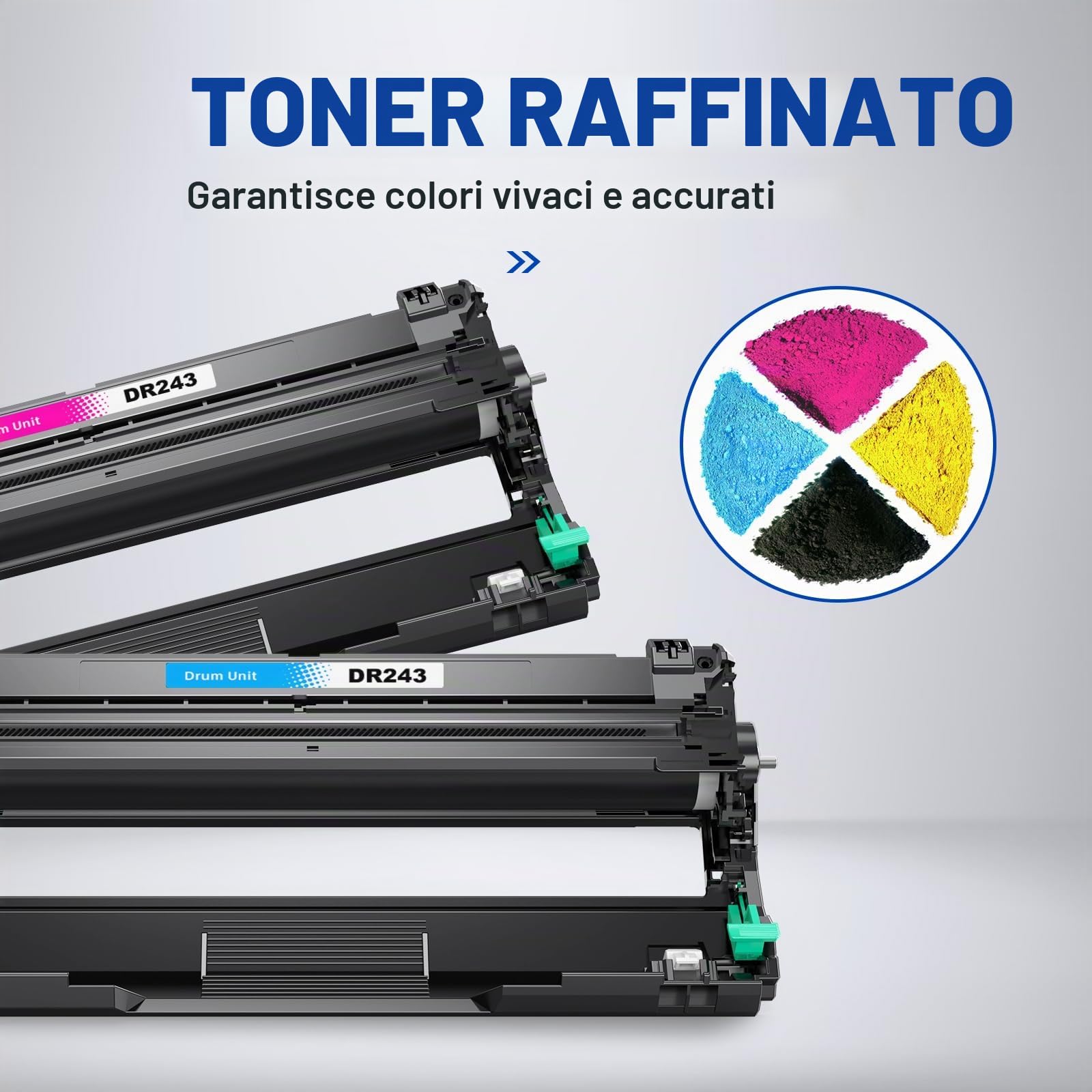 DR243CL DR 243CL Tamburo Compatibile con Brother DR-243CL Tamburo | Compatibile con Brother DCP-L3550CDW HL-L3230CDW HL-L3210CW HL-L3270CDW MFC-L3710CW MFC-L3750CDW MFC-L3770CDW(4-Pack)