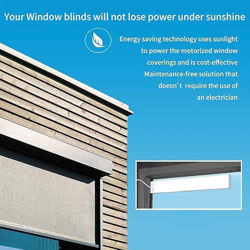 Miniatura 2 de Cargador de panel solar de 12 V para motores motorizados de persianasombra, persianas enrollables eléctricas inteligentes (12 V-1.8 W)