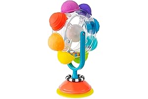 Sassy Rainbow Wheel High Tray Toy: Engage Baby's Senses