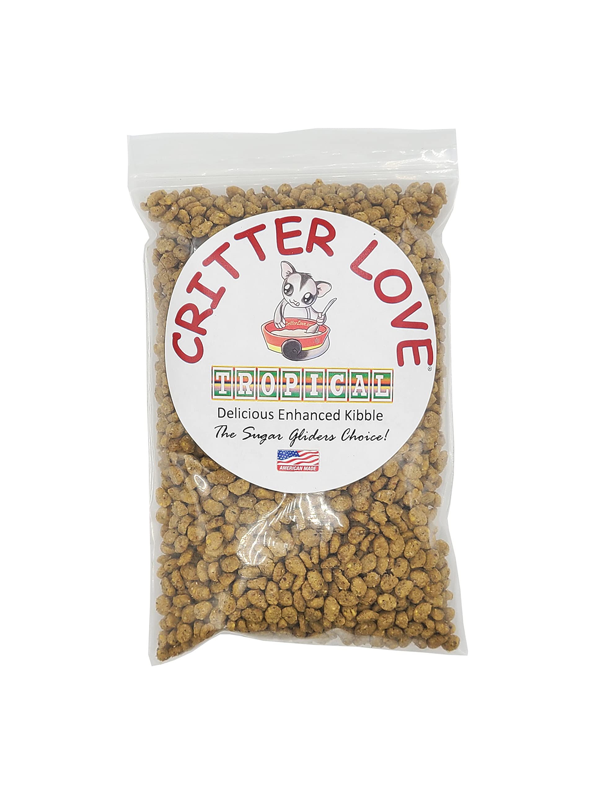 Critter Love Tropical Kibble for Sugar Gliders