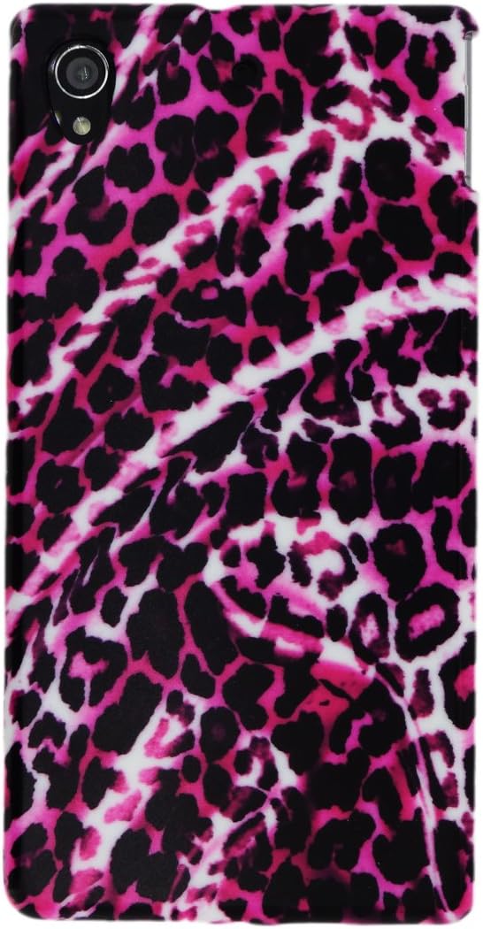 Us-Trendsss TPU Soft Cover Printed Case for Sony Xperia Z1S( Pink Leopard )