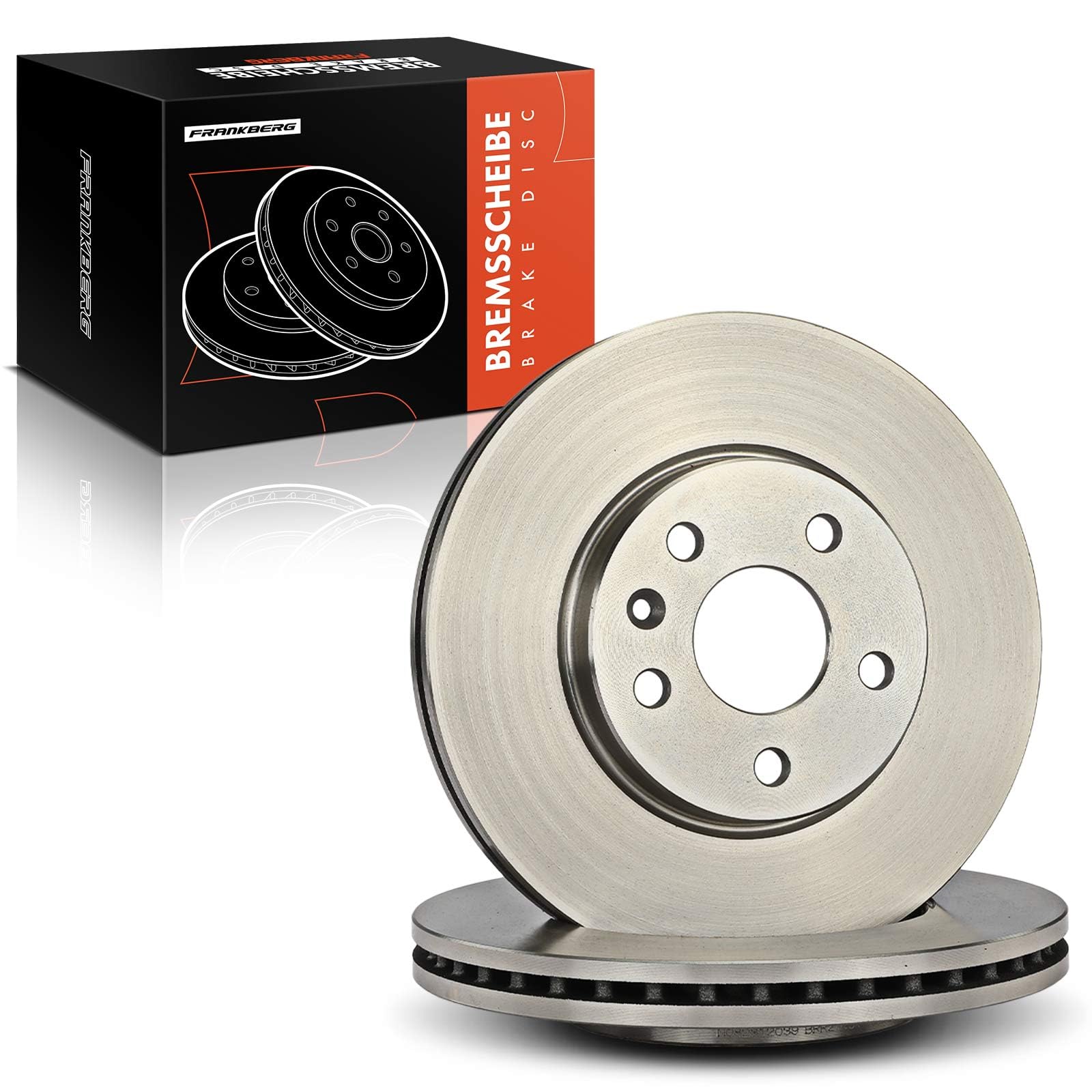 Frankberg 2x Bremsscheiben Vorne Belüftet ⌀276mm 13502045 | Kompatibel mit Aveo Hatchback T300, Astra J Stufenheck, Cruze Station Wagon J308, Astra J P10, Cruze Hatchback J305