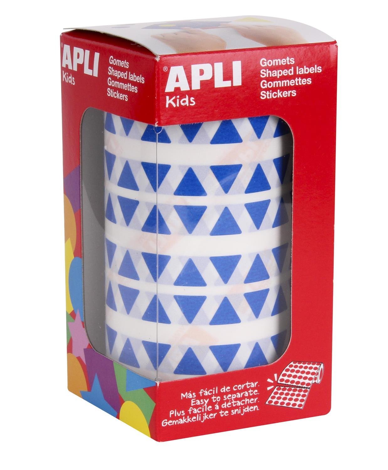 APLI Kids Gomets Roll Triangular 10,5 mm Blue