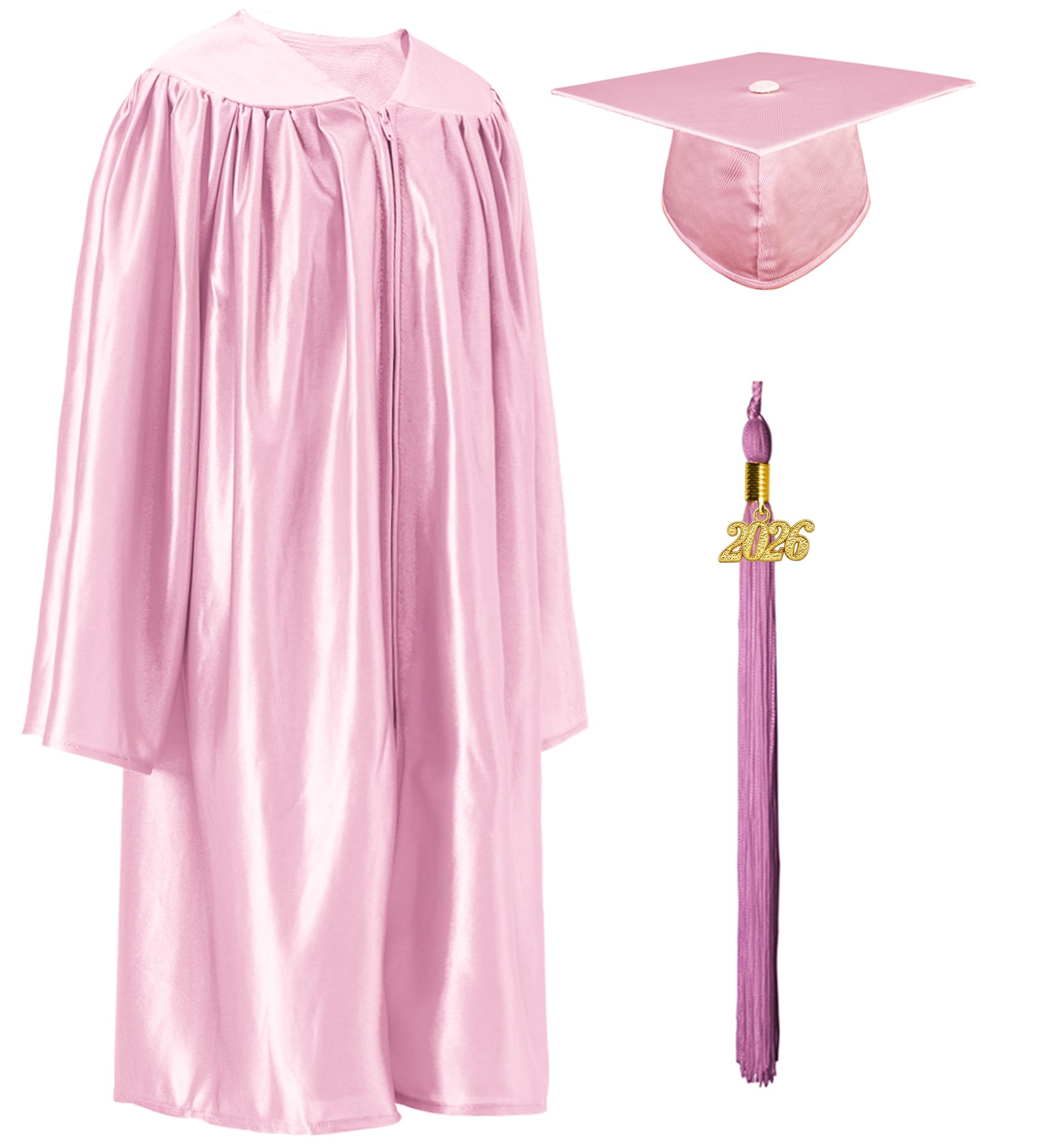 Kindergarten Graduation Cap and Gown Class of 2026 for Preschool Kids Ceremony, 12 Colors