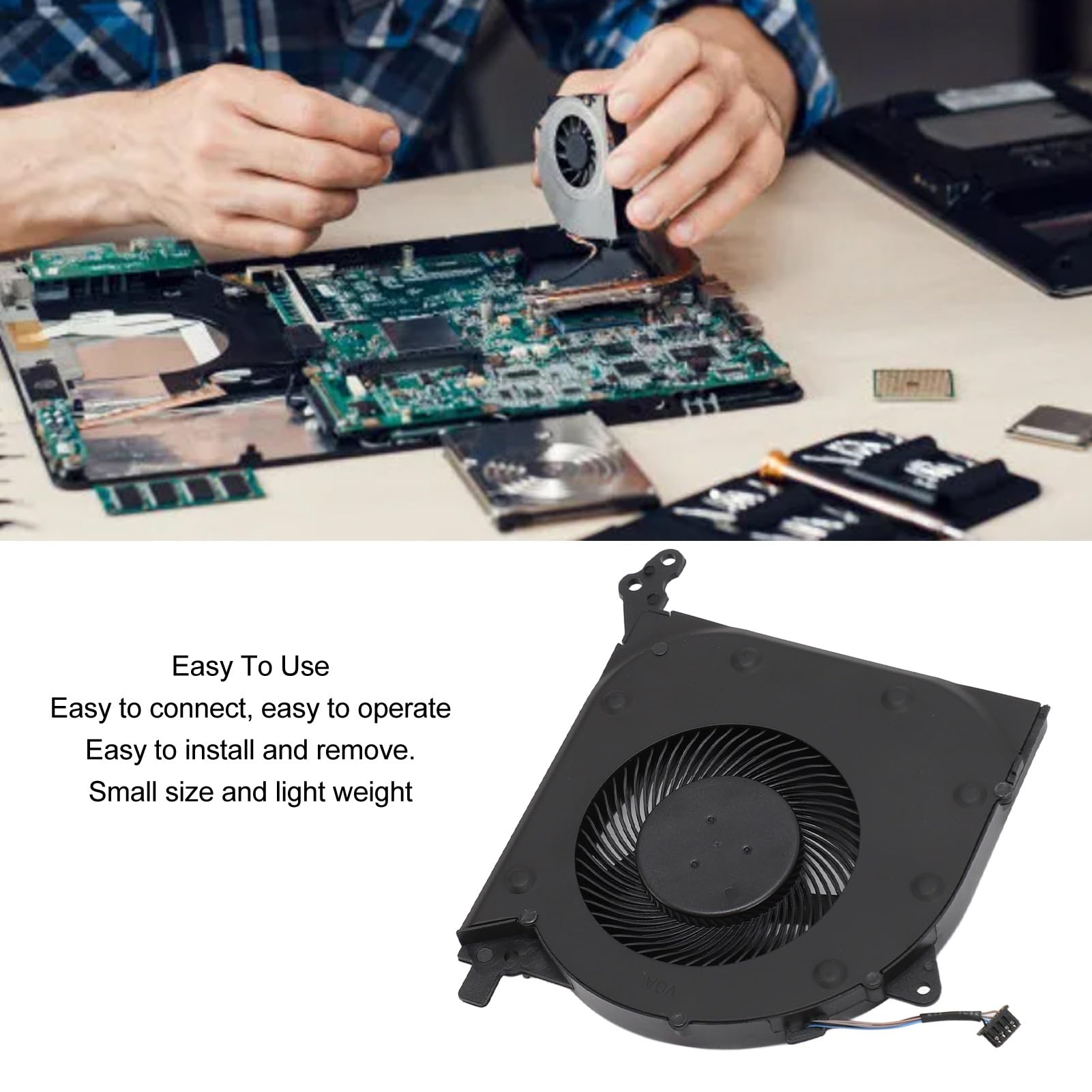 5V Fan, ABS and Aluminum Alloy Material Input Air Cooler for Home (GPU)