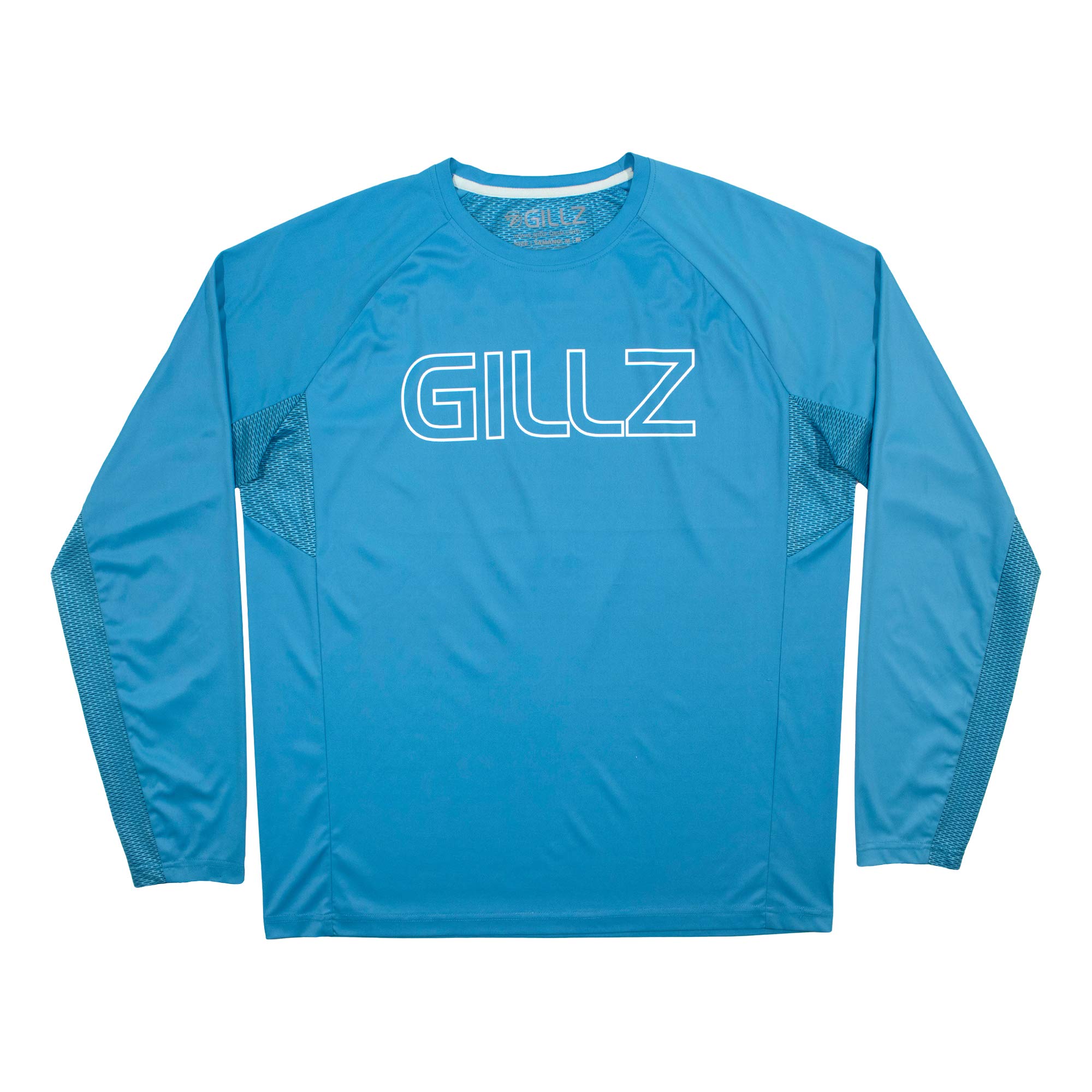 Gillz Men's Active Fishing Tournament Series V2 50+ UV Protection Long Sleeve Shirt, Hawaiian Ocean, L