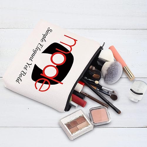 Miniatura 5 de BWWKTOP Edna Fans - Bolsa de maquillaje para cosméticos, regalos inspirados en películas, simple, elegante pero atrevida, bolsa con cremallera para