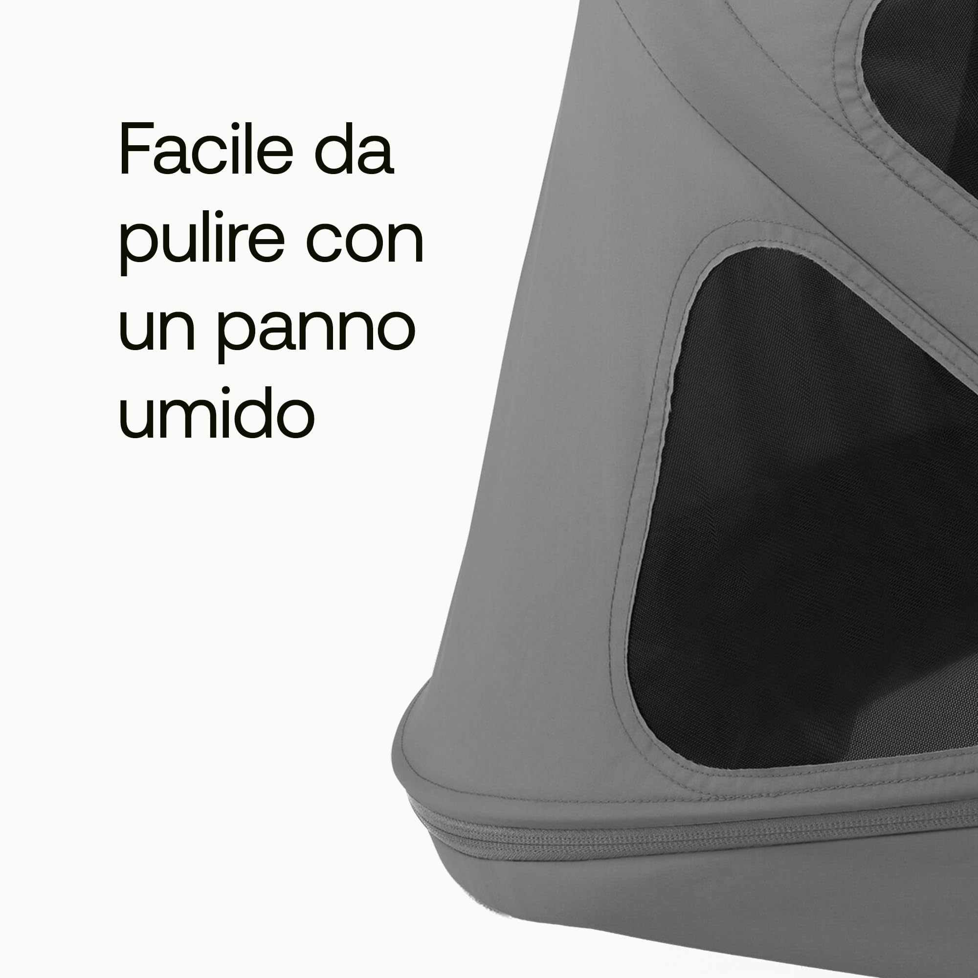 Bugaboo Donkey 6 Cappottina Breezy, Resistente all'Acqua | Estensibile per una maggiore copertura e una Protezione Solare ottimale, Compatibile Con Passeggini Donkey, Moon Grey