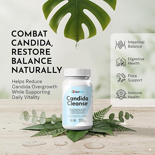 Miniatura 2 de Candida Cleanse - Suplemento de desintoxicación  Sobrecrecimiento de levadura natural Candi Balance Apoyo oral para mujeres y hombres  Probióticos