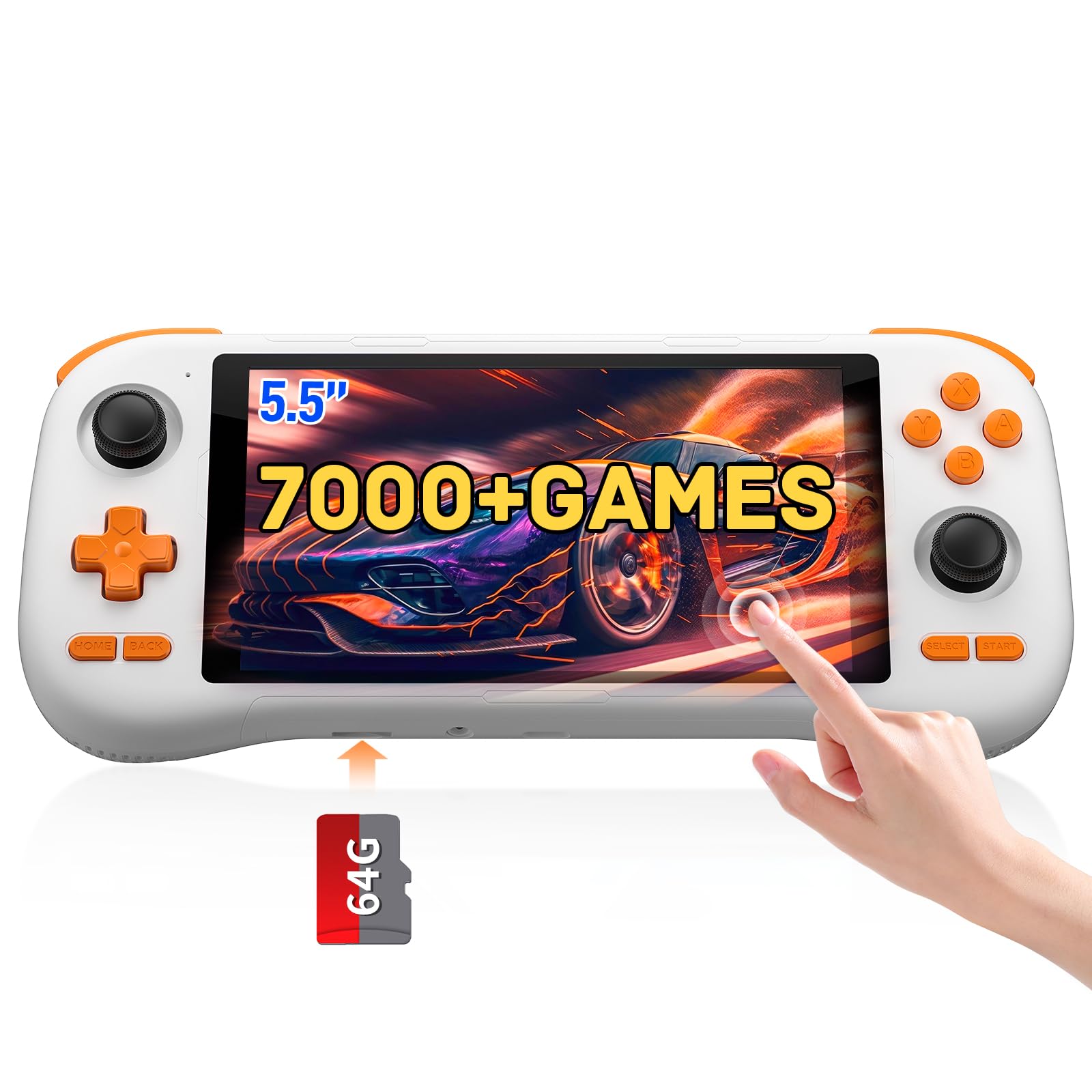 Amazon.com: kinhank K56 Retro Handheld Game Console, Support 7000+