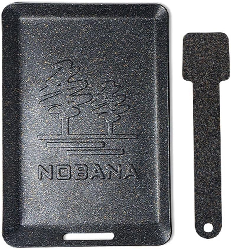 Plancha cuadrada de acero inoxidable, placa de cocción para hornear, mini parrilla para barbacoa, parrilla Teppanyaki para camping