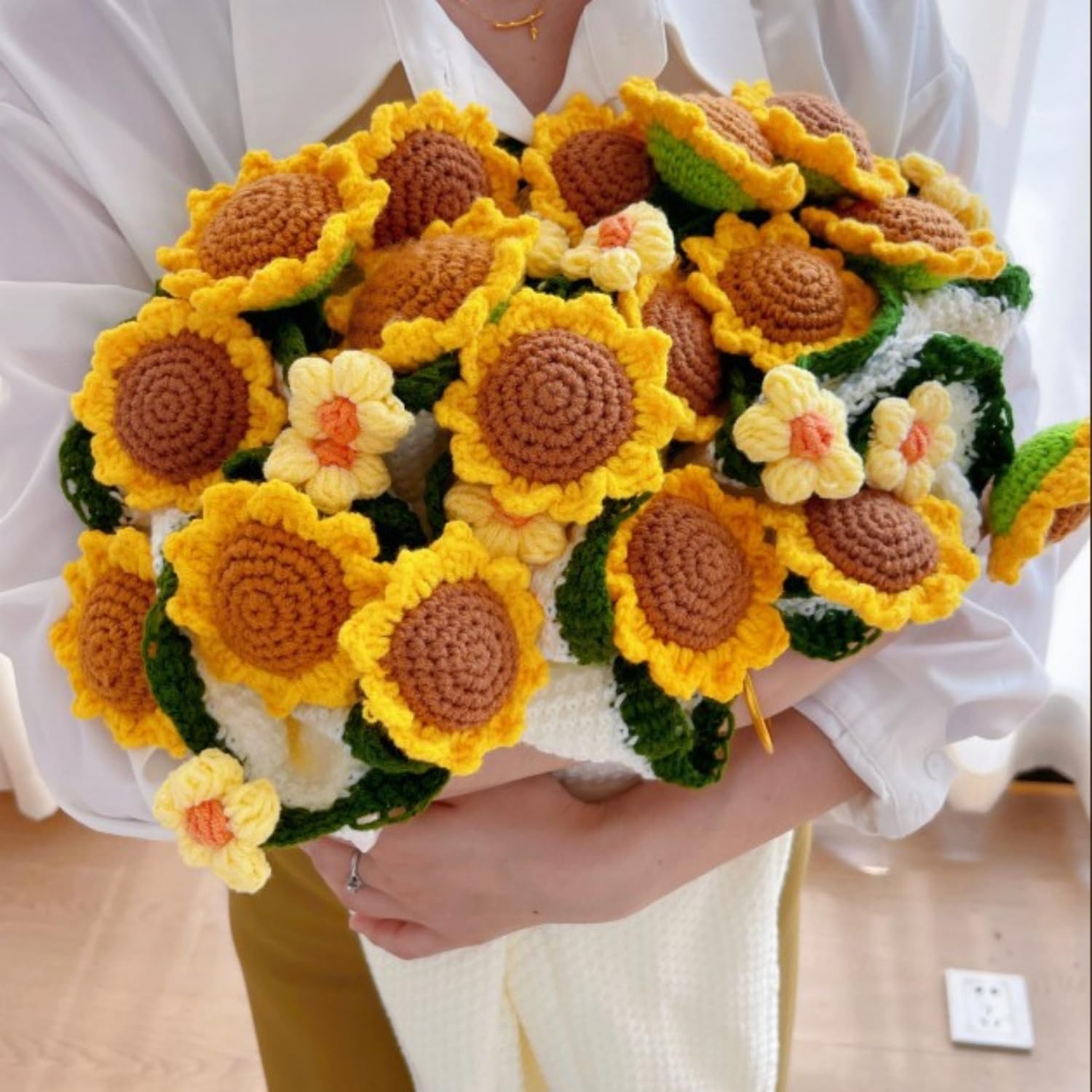 「nano72-nyan さん専用」花束ブランケット100cm(12/24まで) Amazon｜HJJ ひまわりの花束ブランケット 3D フラワー ブランケット