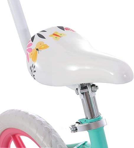 Miniatura 7 de KEANO Voyager 10 12 Inch Kids Bike for Boys and Girls Ages 1-4 Years, Toddler Bike with Training Wheels & Basket, Detachable Parent Push Handle,