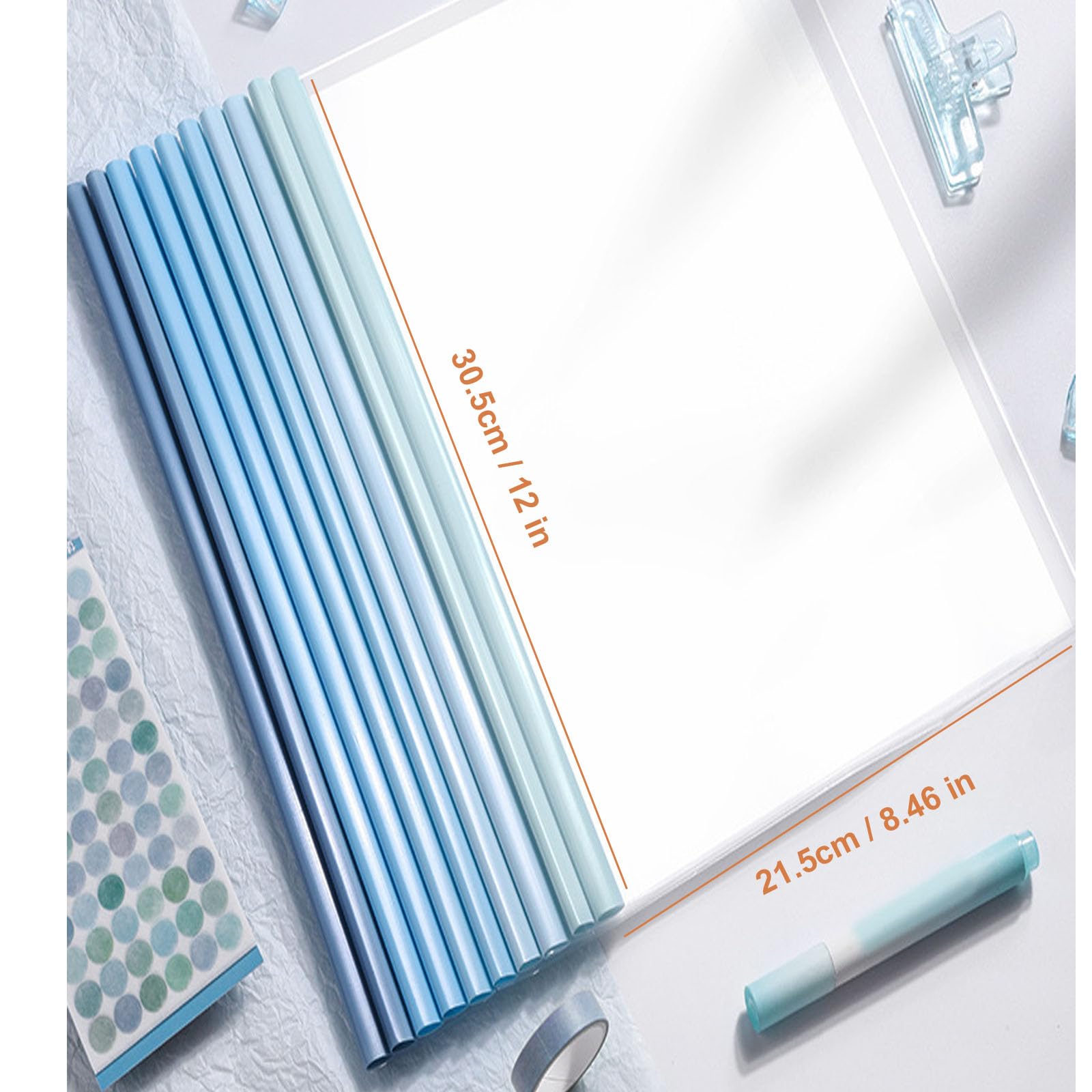 Trasparenti Copertine per Rilegatura A4 Plastica con Barra Scorrevole 10pcs