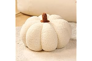 Plush Pumpkin Pillow Decor for Halloween