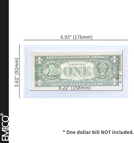 Miniatura 2 de PayandPack EMICO - Marco de lujo para papel fotográfico de moneda sólida para billetes regulares