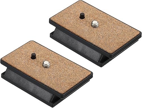 PATIKIL Placa de liberación rápida para trípode con tornillo de anillo en D, paquete de 2 piezas de montaje de adaptador de trípode de cámara, placa disponible en Yaxa Venezuela