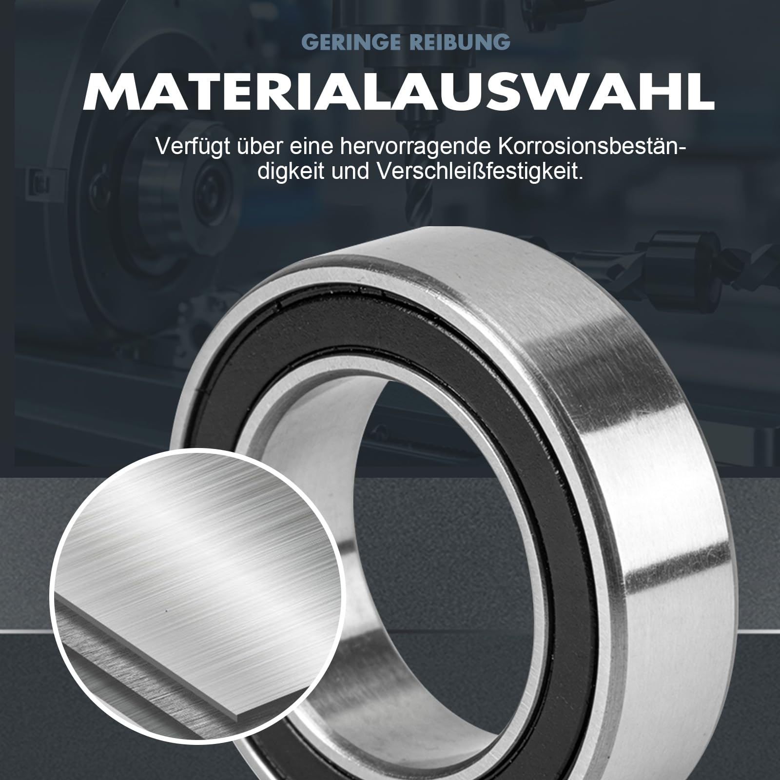 20 Stück 6700-2RS Miniatur Kugellager, 10 x 15 x 4 mm doppelt abgedichtet, ideal für Elektromotoren und Haushaltsgeräte