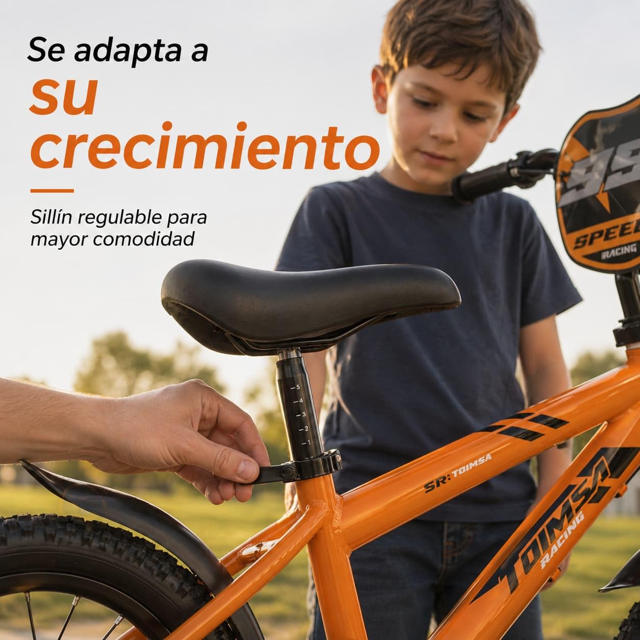 TOIMSA Bicicleta 16" Speed Racing
