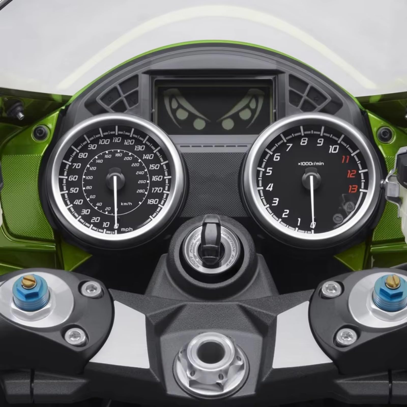 Amazon | タコメーターケースカバー Compatible With ZX-14R For ZX14R