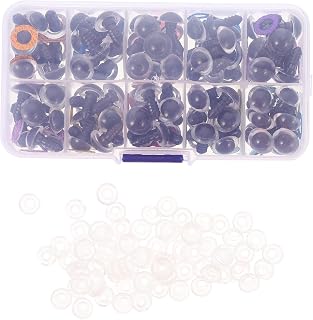COHEALI 1 Caixa Olhos De Boneca Com Brilho Animais De Pelúcia Bichos De Pelúcia Muñecos De Peluche Olhos De Segurança Para Fazer Artesanato Olhos De Segurança Para Fazer Olhos Acessórios