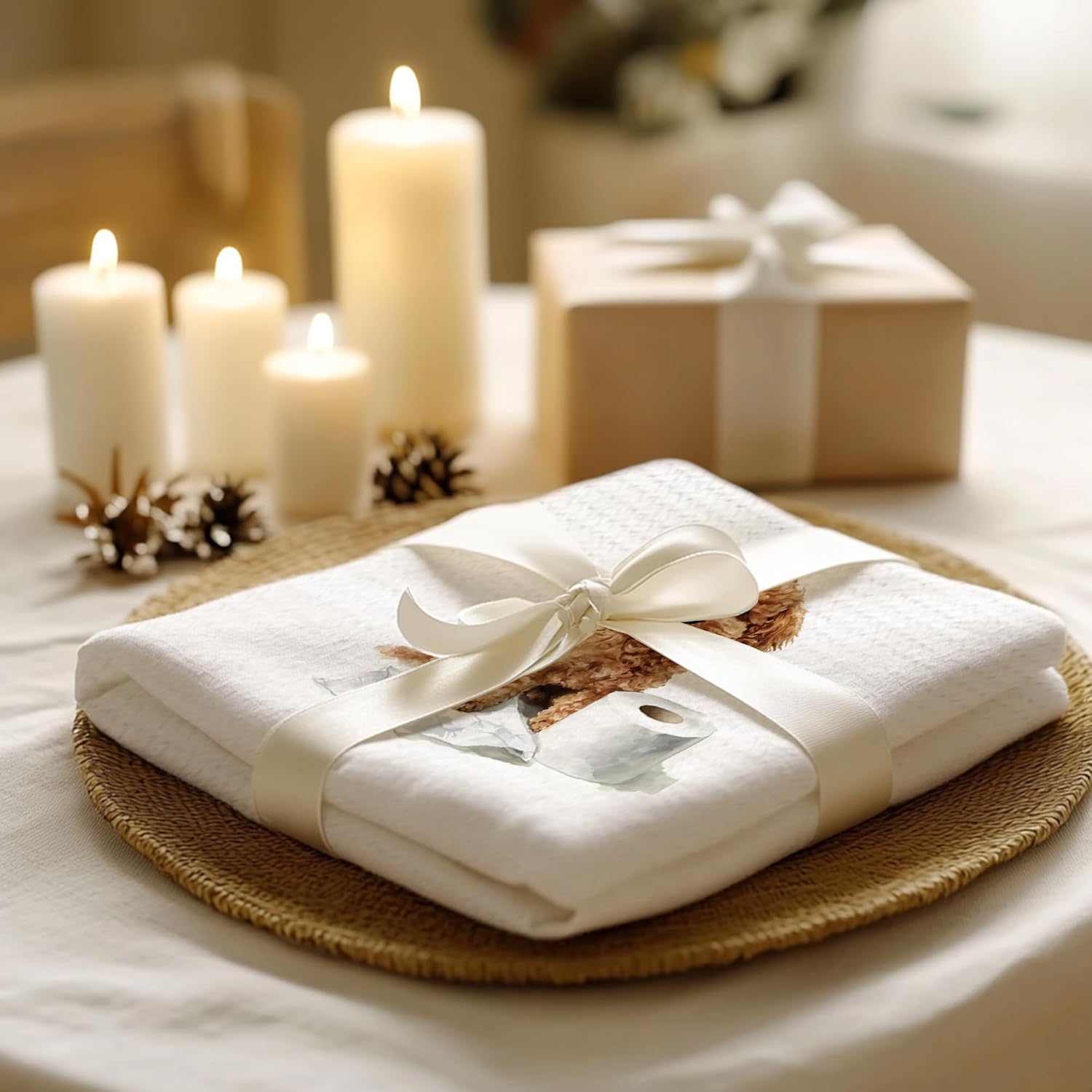 Cabana Bro Funny Poodle Bathroom Hand Towels, Poodle Gifts, Cute Dog Gifts for Women Dog Lovers Decorative Hand Towels for Bathroom Decor, Funny Puppy Kitchen Dish Towels, 16x24 Inch - Image 5