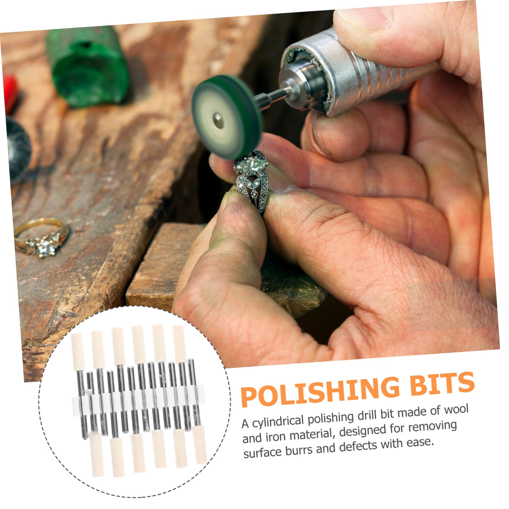 Cepillo Para Pulir Joyas, 20 Piezas, Cepillo Para Pulir Joyas, Pulido