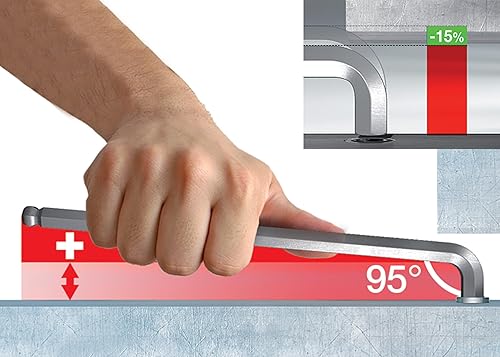 Miniatura 4 de Wiha 66982 ErgoStar - Llave hexagonal con extremo de bola en L pulgadas y métrica herramientas de 22 piezas y KNIPEX - Juego de mini alicates de 2