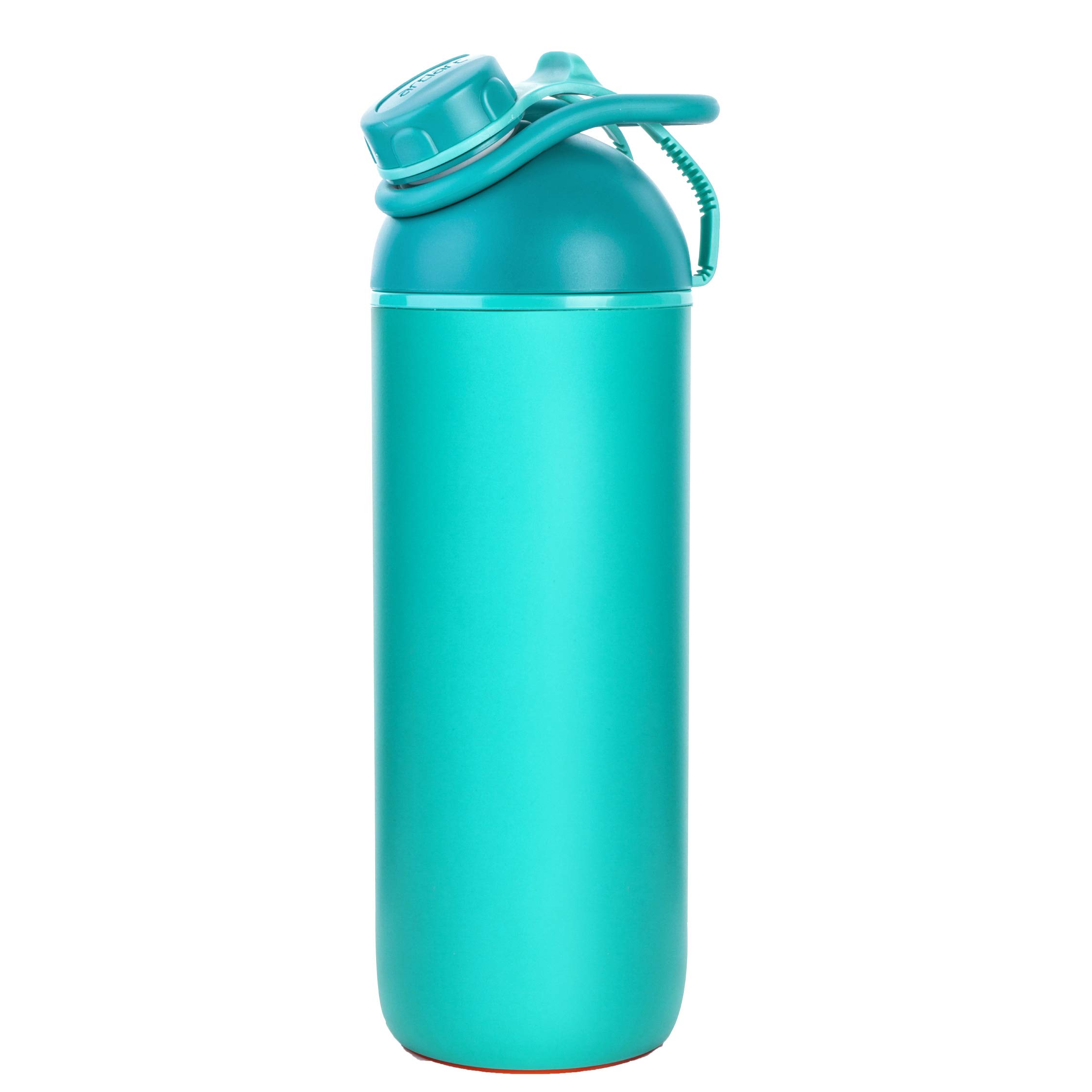 ARTIART Water Bottle, Portable Travel Bottle, Suction Lid Bottle, Hot & Cold Insulated Bottle, 410ML Patented Suction Technology Bottle for Travelers, School, Sports & All Activities - Green