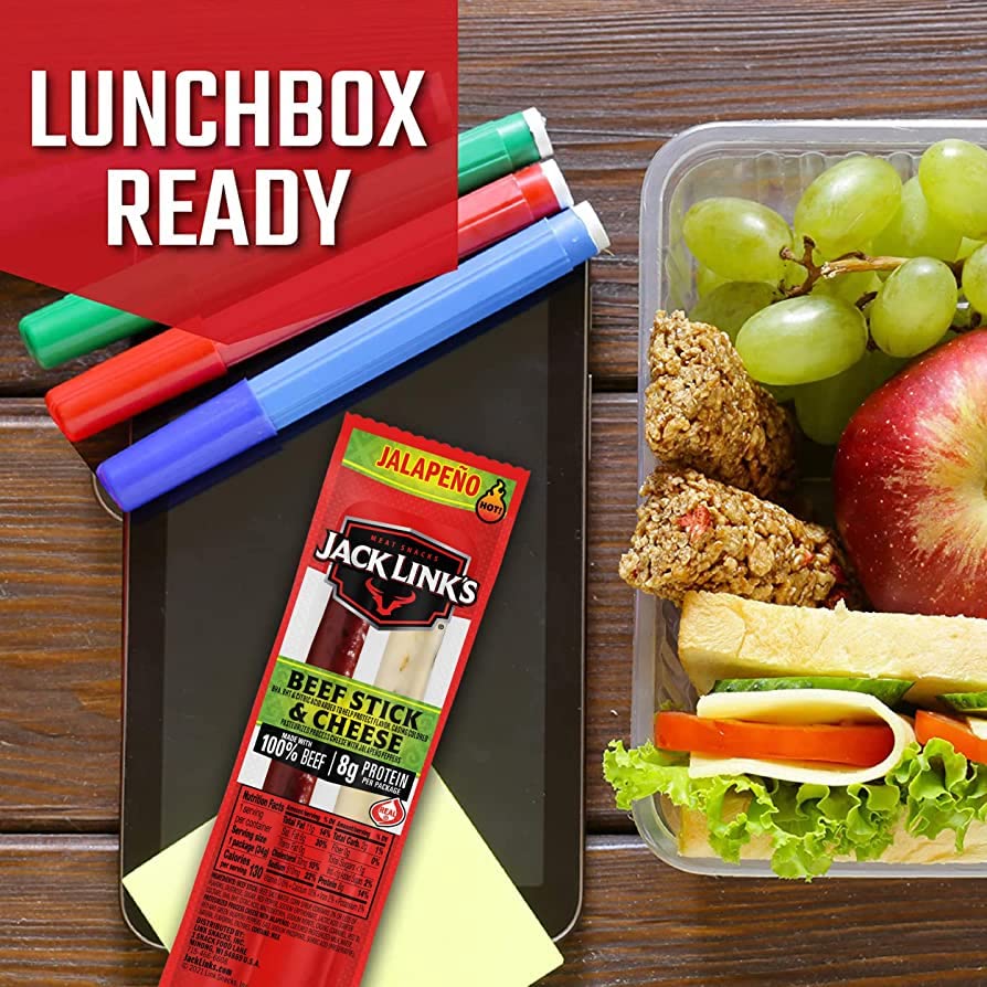 Miniatura 3 de Jack Link's Paquete combinado de carne y queso chisporroteado de jalapeño