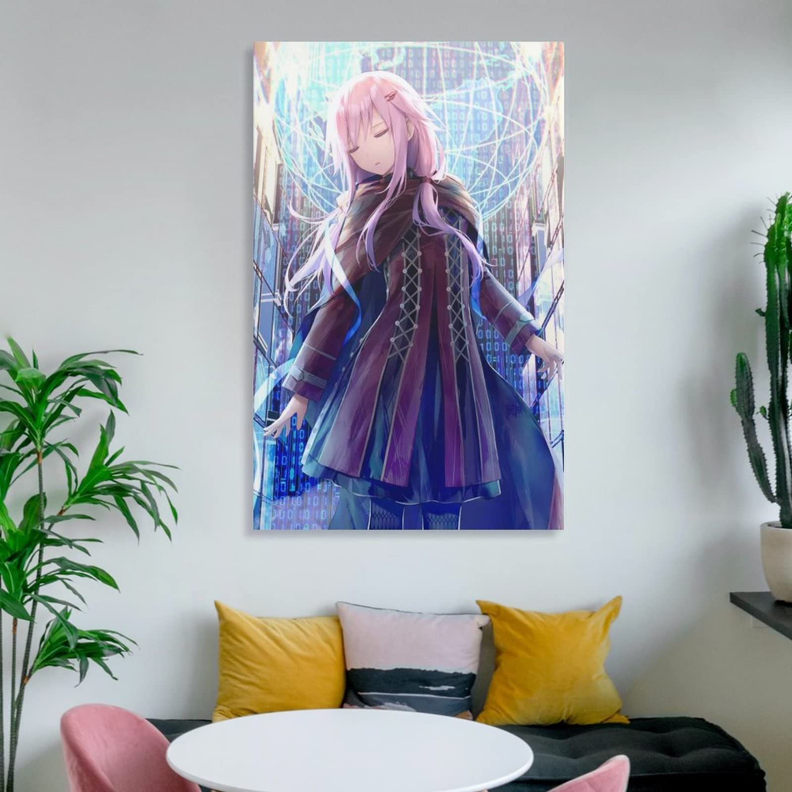 Amazon.co.jp: 絵画 ギルティクラウン 楪いのり ポスター アートパネル