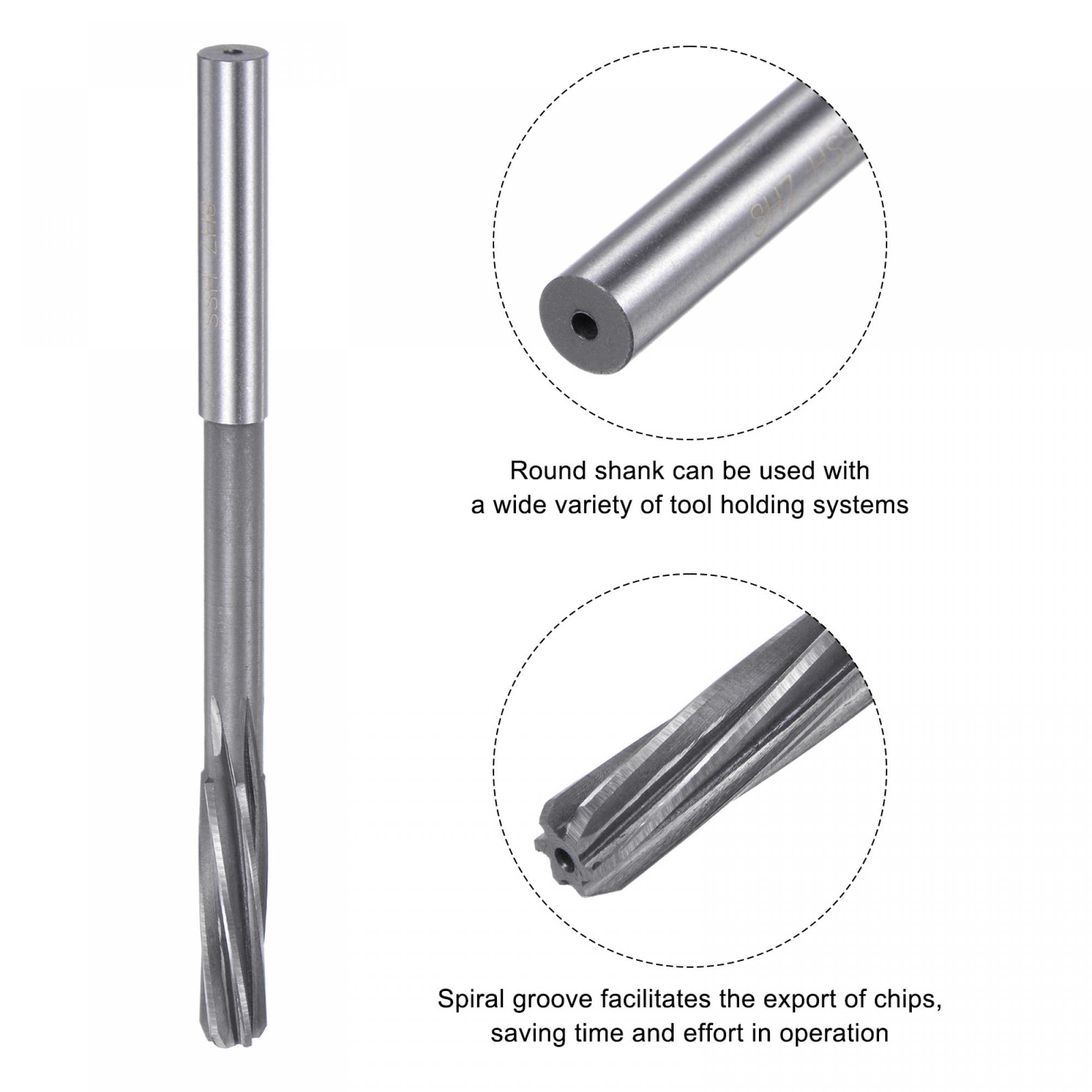 Memkey – Lot de 8 alésoirs HSS H8 à tige droite – Acier à haute vitesse – Diamètres 3 à 10 mm – Pour fraiseuse et usinage précis Memkey – Lot de 8 alésoirs HSS H8 à tige droite – Acier à haute vitesse – Diamètres 3 à 10 mm – Pour fraiseuse et usinage précis