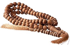 Handcrafted Sandalwood Tasbih 99: A Symbol of Serenity and Spiritual Guidance