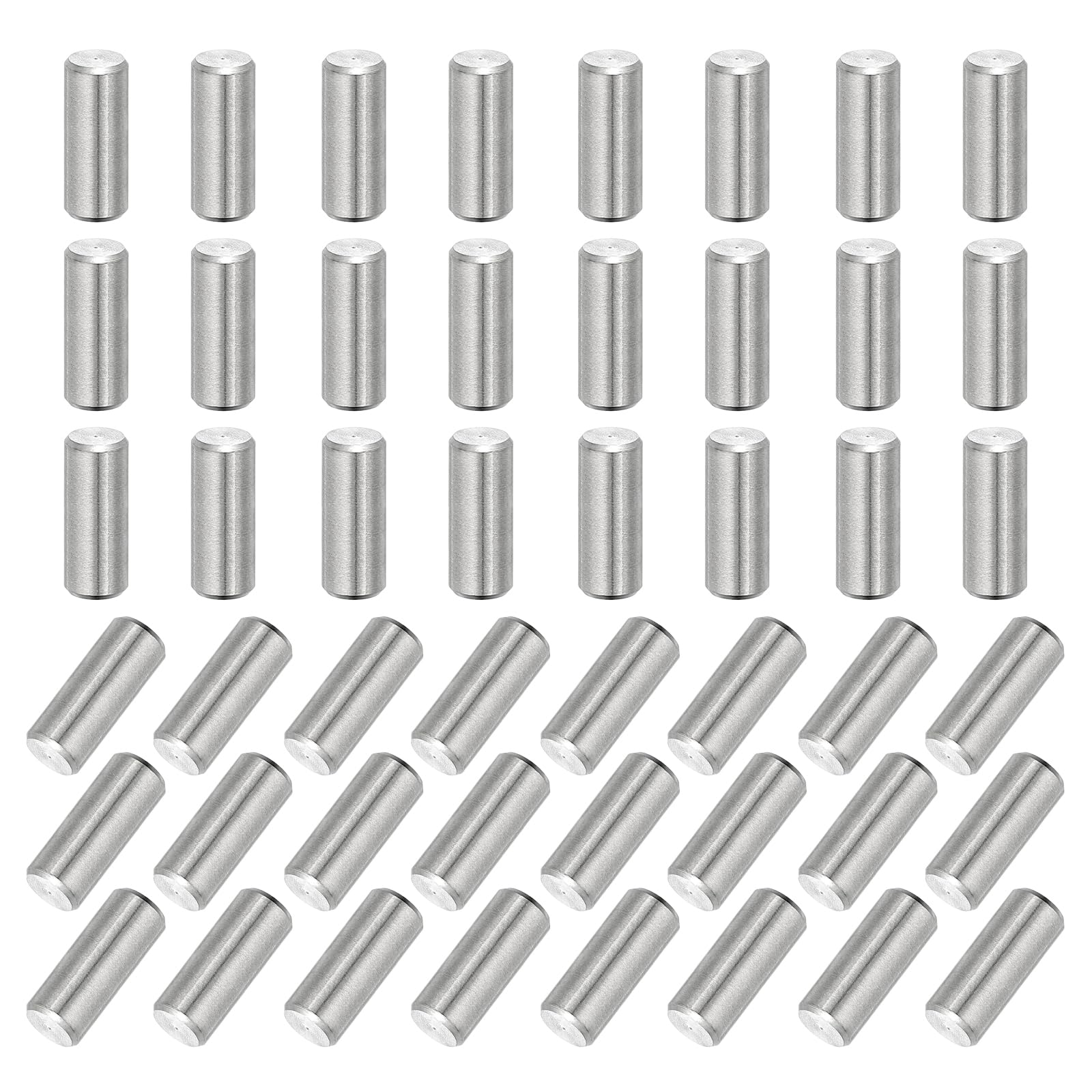 MECCANIXITY 14Pcs Dowel Pin 6mm x 70mm Shelf Support Pin 304 Stainless Steel Shelf Pegs for Shelves Cabinets Furniture Nickel Plated, Silver Tone — Amazon image 19