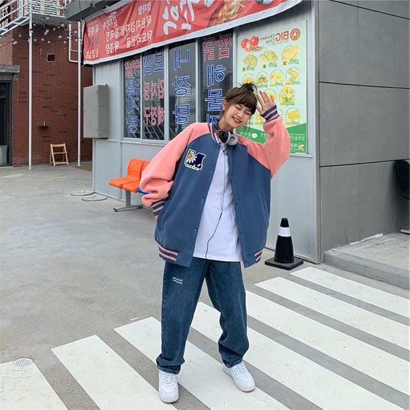 服 ファッション小物 最大00円引き マラソン期間 Ptorアウター レディース スタジャン ジャケット カジュアル 長袖 ゆったり ジャンパー コート Bf風 ストリート系 ファッション 春 野球服 通学 Eno65fjw9s Decalutdat Com