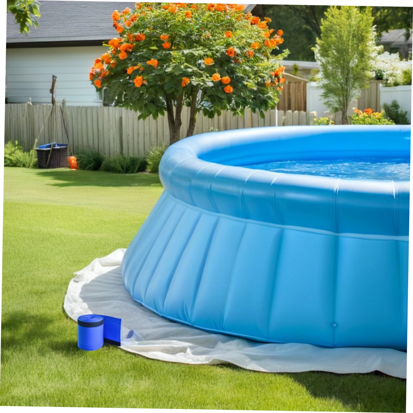 ifundom Ajustable para Pasamanos de Piscina de Neopreno Antideslizante Protector de Agarre Seguro para Escaleras Piscinas Privadas Públicas y Parques Acuáticos Funda Resistente y Versátil