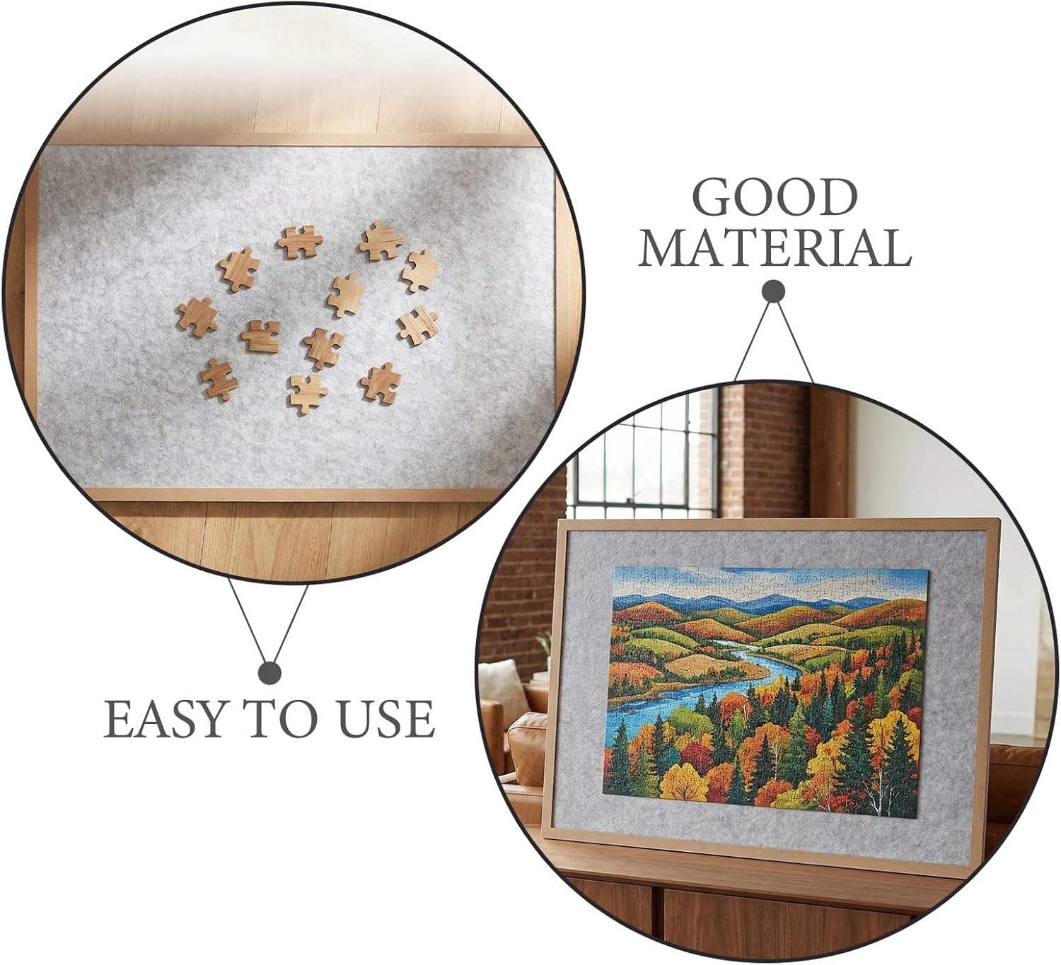 3pcs Foldable Jigsaw Puzzle Mat - Anti-Skid Jigsaw Puzzle Board for Toddlers Kids - Folding Mat Game Pad for Enthusiasts and Family Game Evenings