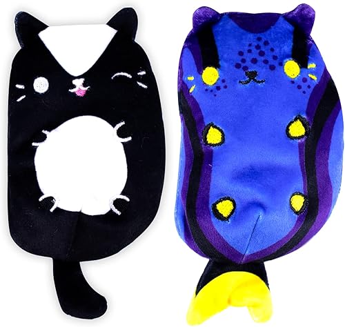 Miniatura 1 de Cats vs Pickles - Lil Stinker y Flipper - Paquete de 2, lindo juguete coleccionable de 4 pulgadas, colecciónalos todos Colecciónalos como mascotas