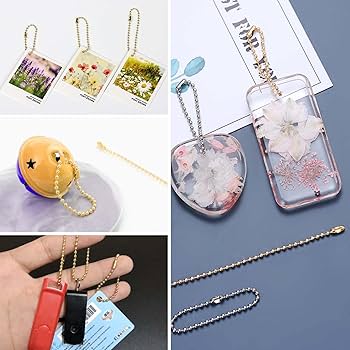 Amazon.co.jp: PAVIKE ボールチェーンコネクター 小 ゴールド