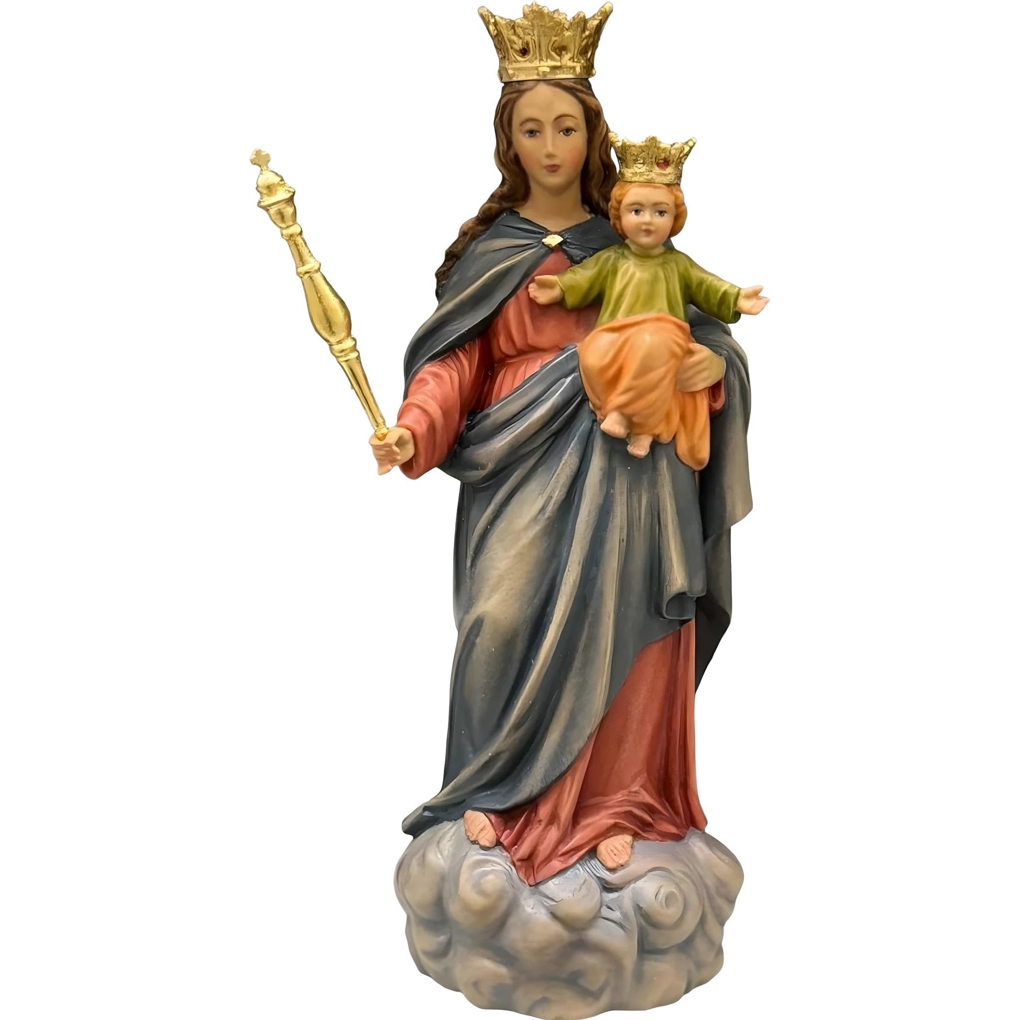 Marie, auxiliaire sculpté en bois 20cm, figurine de crèche en bois naturel Gardena