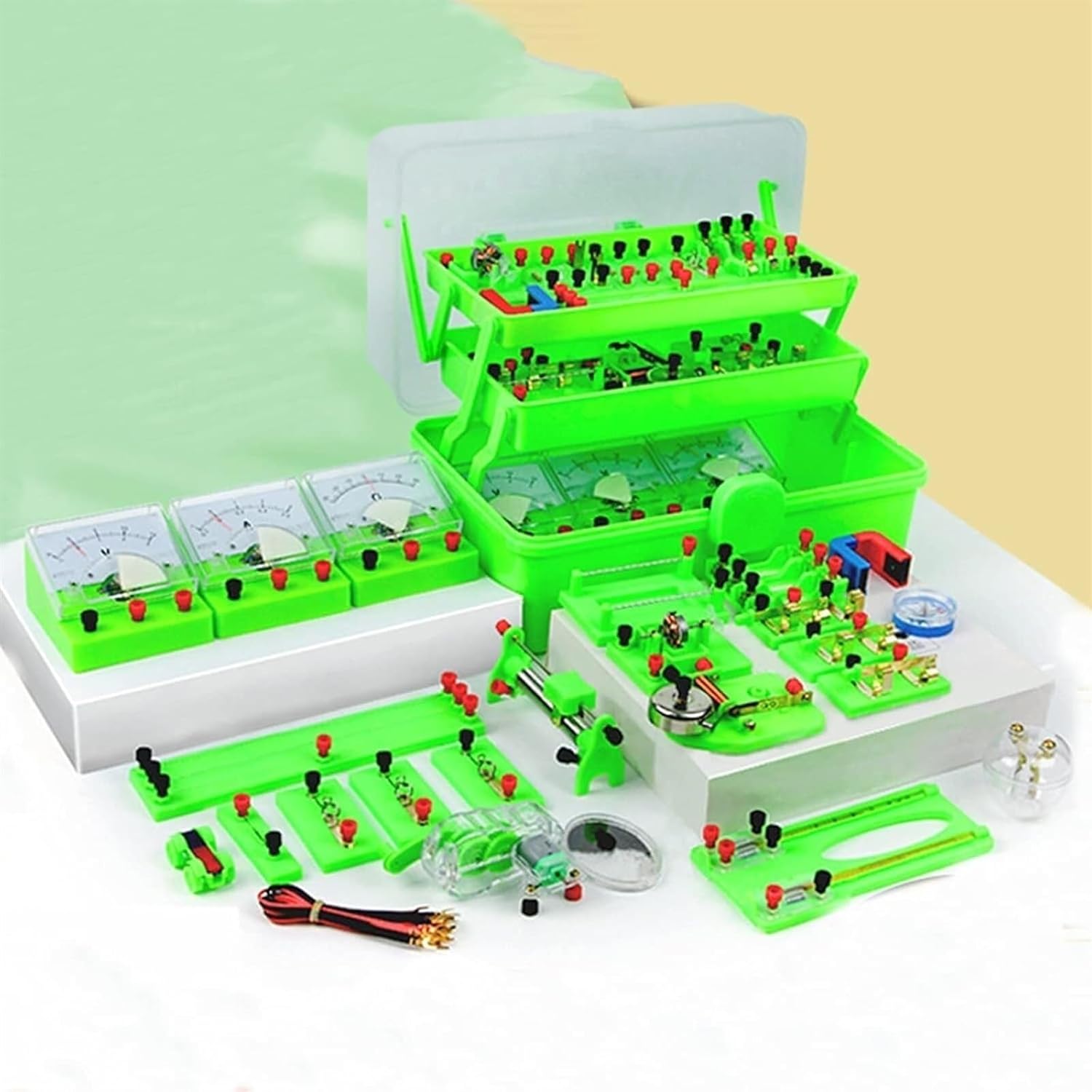 Complete Set of Electrical Understanding The Structure and Principle of DC Motor for Experimental Magnetic Levitation of Solenoid Motors and Electromagnetic