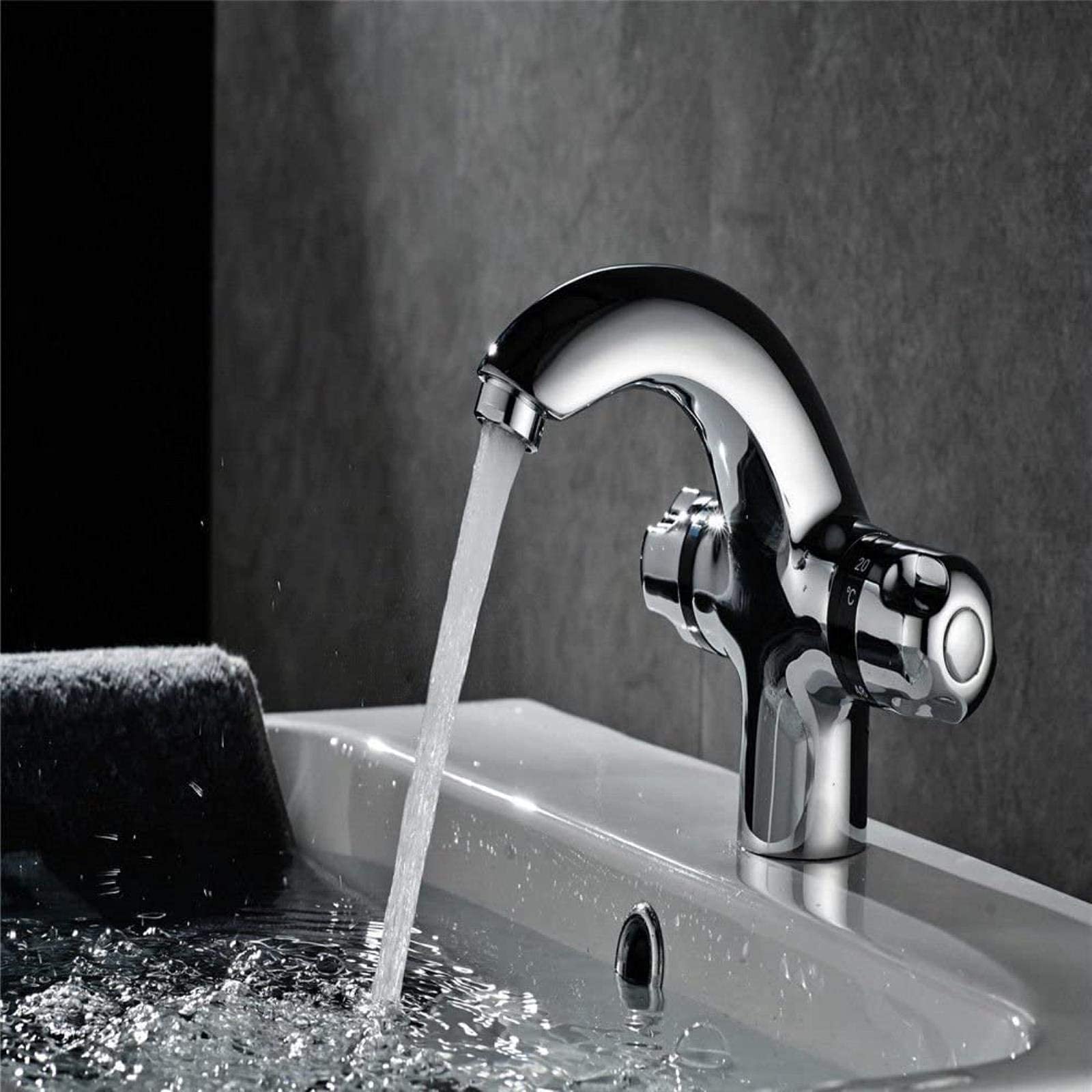 Robinet mitigeur thermostatique en laiton pour simplifier la routine de la salle de bain